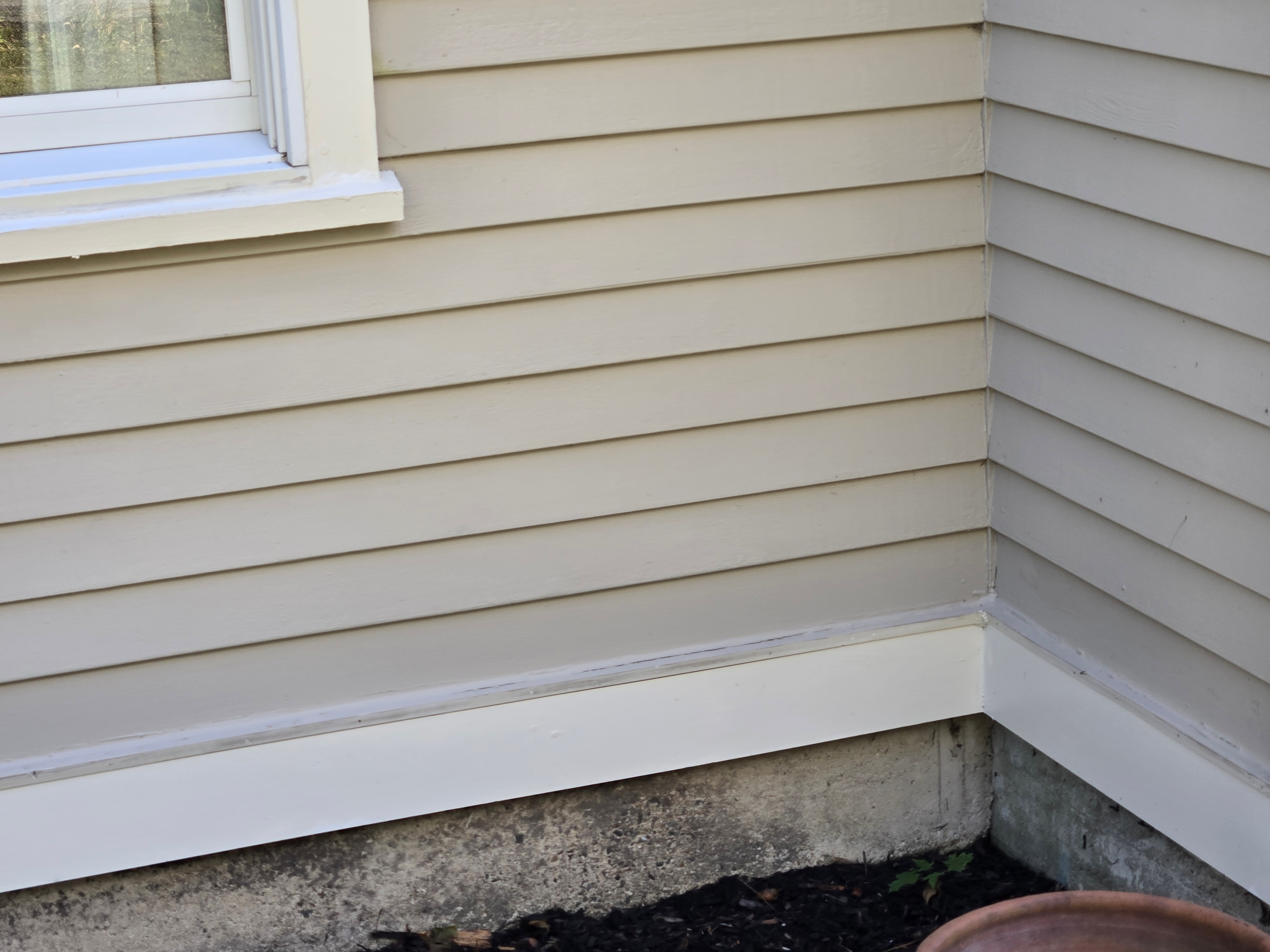 After: clean exterior surface